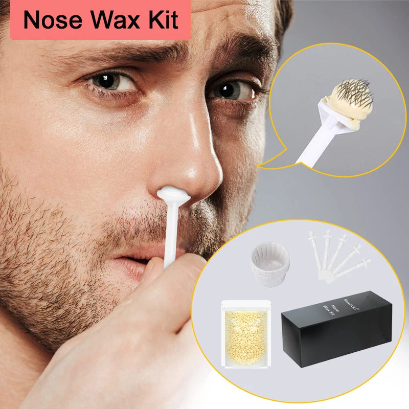 Portable Nose Hair Removal Wax Kit – Paper-Free Wax Beans