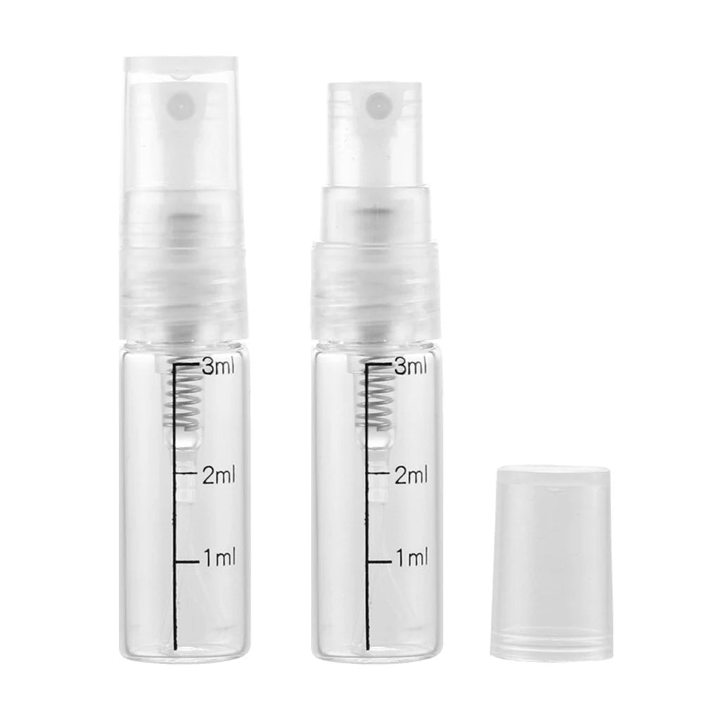 10-Pack Refillable Glass Spray Bottles – Travel Makeup & Perfume