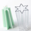 Hexagon Star Transparent Candle Mold – DIY Candle Making