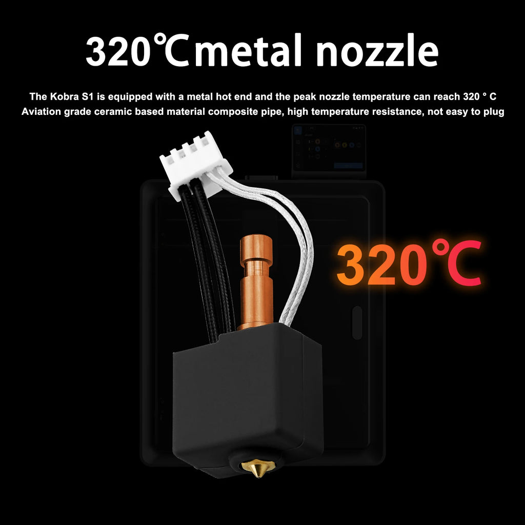 BEGRINT Upgraded Hotend Kit for Anycubic Kobra S1 & S1 Combo