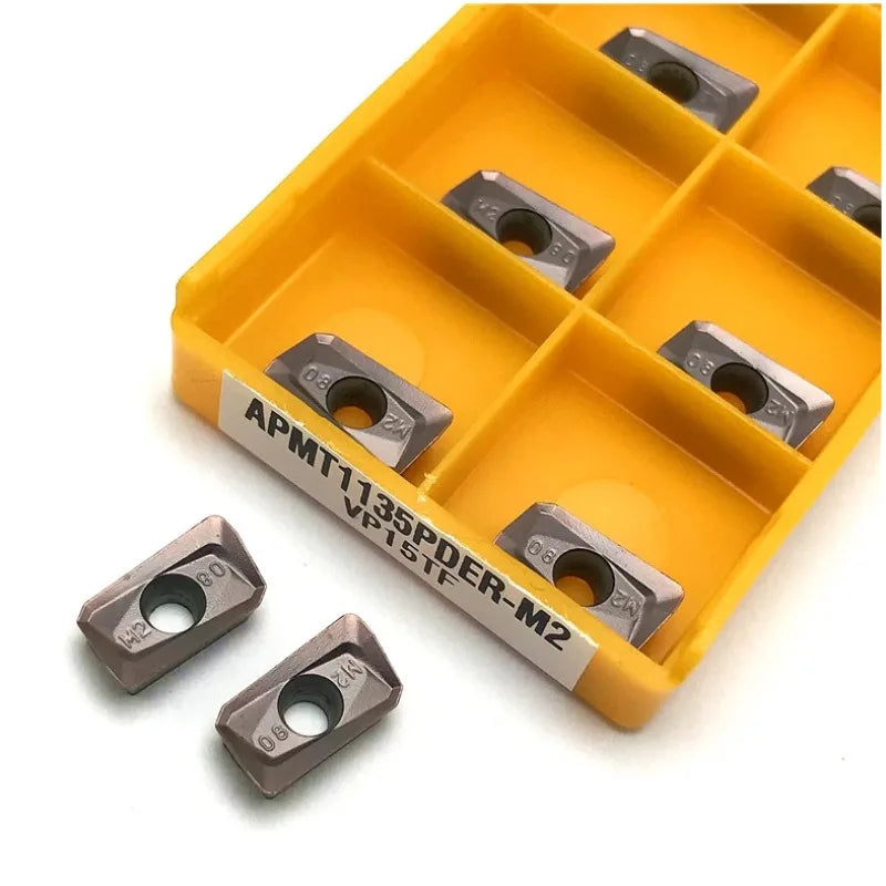 10-Pack APMT1135PDER VP15TF Hard Alloy CNC Milling Inserts