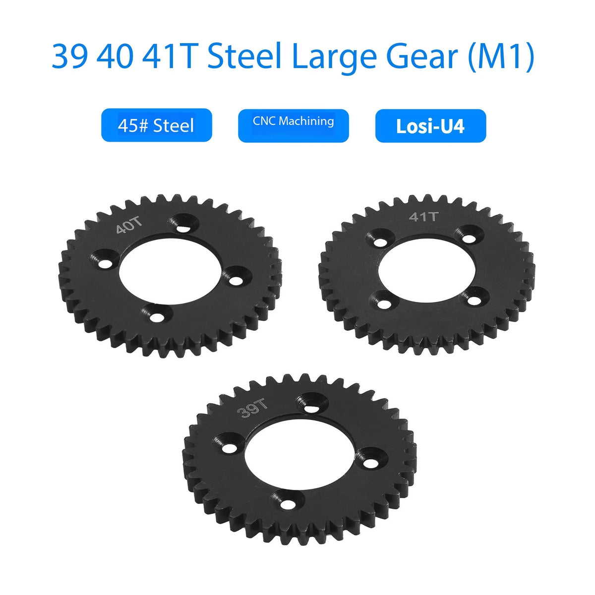 45# Steel Gearbox Main Gear 39T/40T/41T – LOSI 1/10 LOS03028