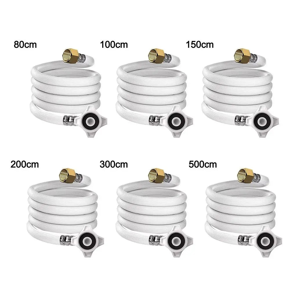 Flexible PVC Braided Plumbing Hose 80–500cm G1/2–G3/4