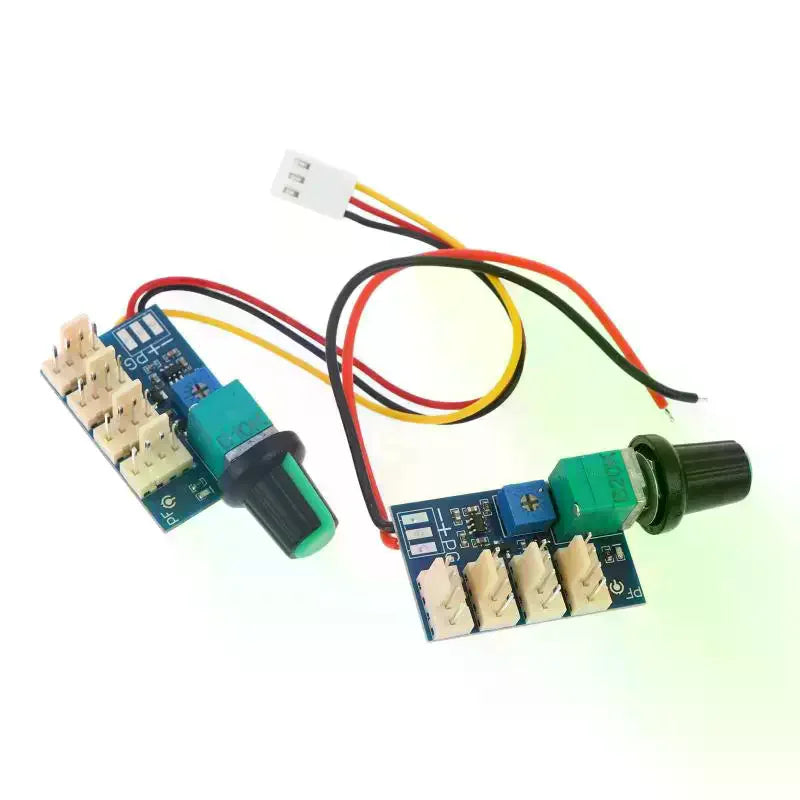 4-Channel DC 12V PWM Fan Speed Controller – Knob Adjust