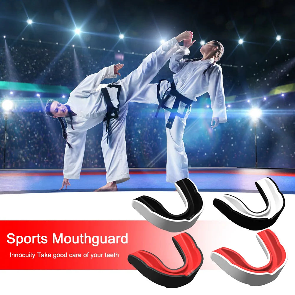 Sports Mouth Guard EVA Slim Fit Boxing MMA Football 4-Pack