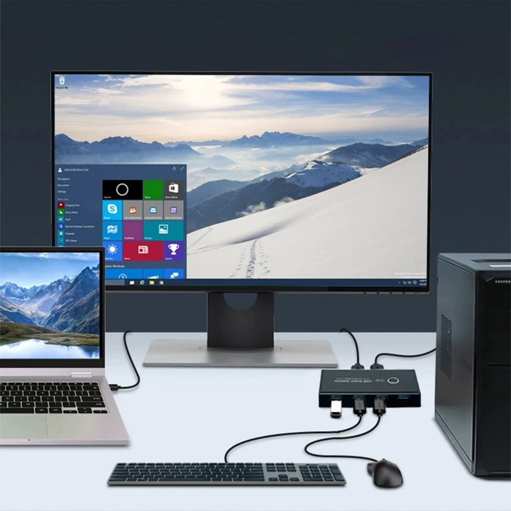 USB 3.0 Switch Selector – Share 4 USB Ports Between 2 PCs