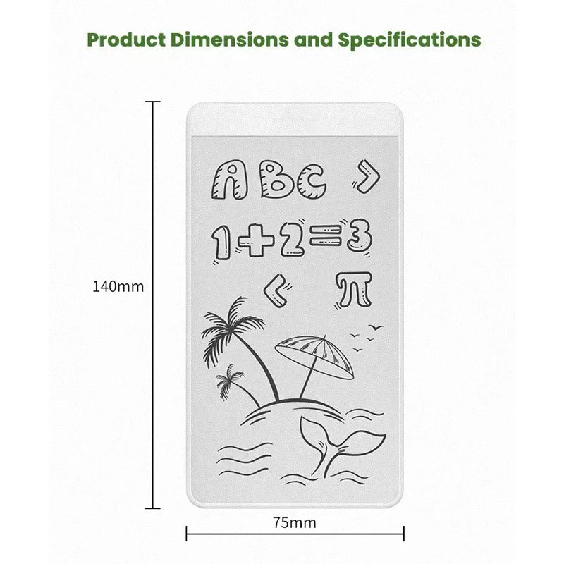 Magnetic Erasable Drawing Tablet Doodle Pad for Kids 5.5 & 8.5"
