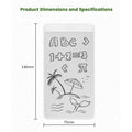 Magnetic Erasable Drawing Tablet Doodle Pad for Kids 5.5 & 8.5"