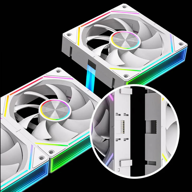 K4 ARGB 120mm PC Case Fan Triple Pack – Wireless Sync & Temp Control