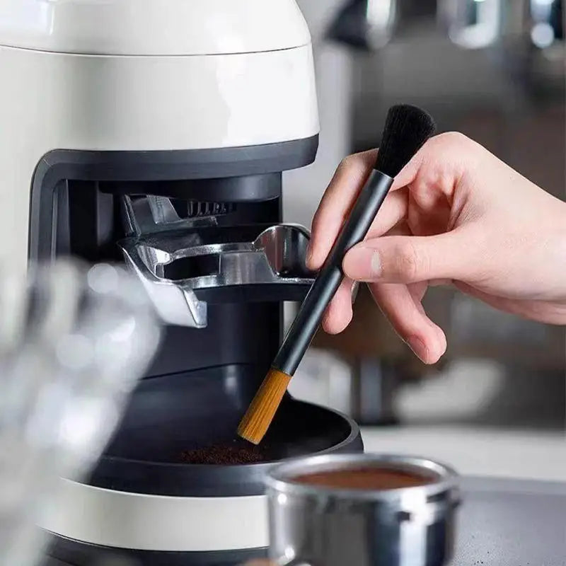 Double Head Coffee Cleaning Brush – Anti-Scratch Barista Tool