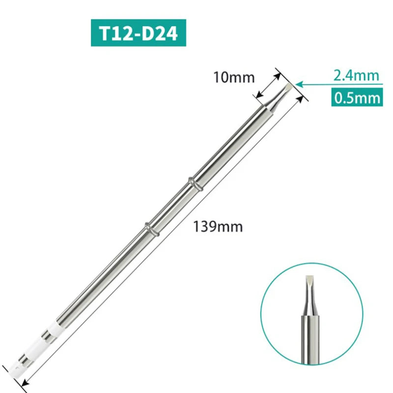 T12 Soldering Iron Tips for Hakko FX951 STC STM32 OLED Station