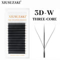 XIUSUZAKI 3D Premade Fan Mink Eyelash Extensions Triple Tips
