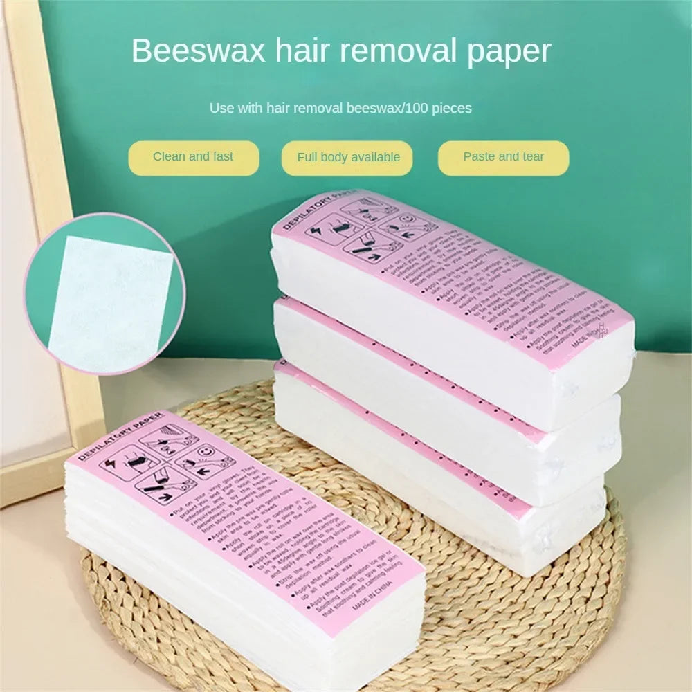 Non-Woven Waxing Strips for Hair Removal – 20/50/100 PCS