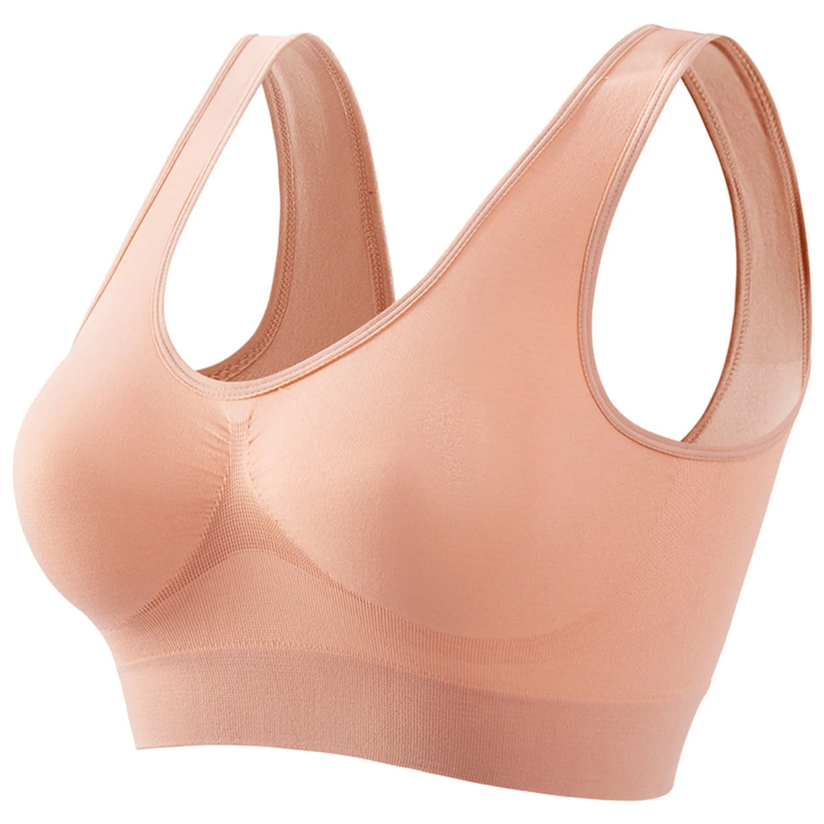 Women's Seamless Wireless Bra Sports Crop Top S–5XL