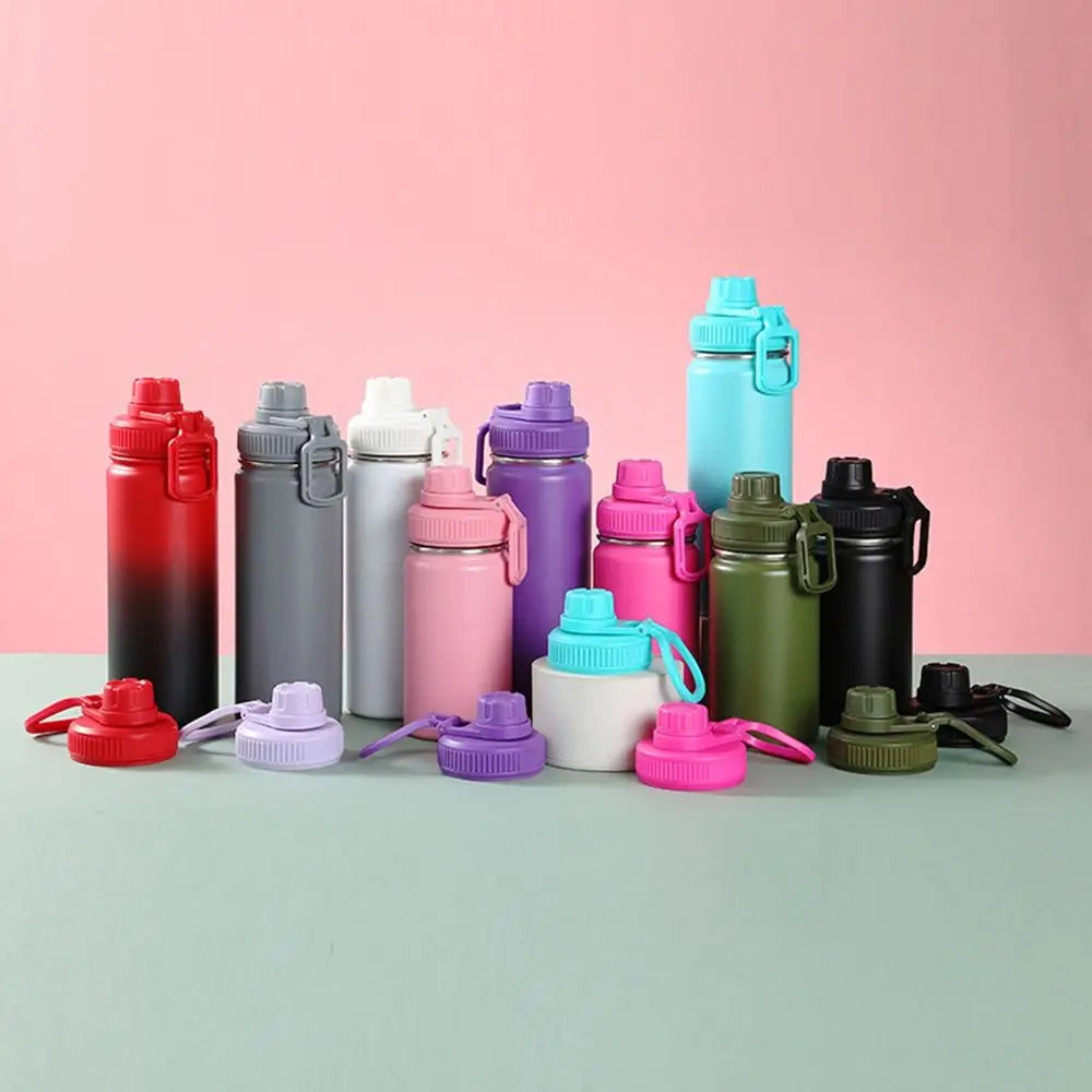 Spill-Proof Replacement Water Bottle Lid – Multicolor Cap
