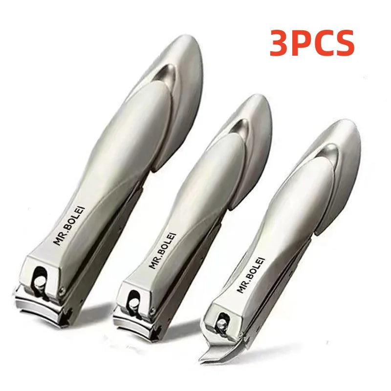 Anti-Splash Nail Clipper Set – Stainless Steel Bionics Design