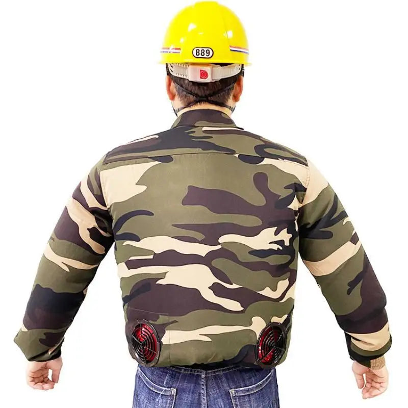 Gmarty 12V Wearable Cooling Fan Kit for Work Clothing