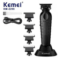 Kemei KM-2299 Cordless Hair Trimmer Clipper with Base