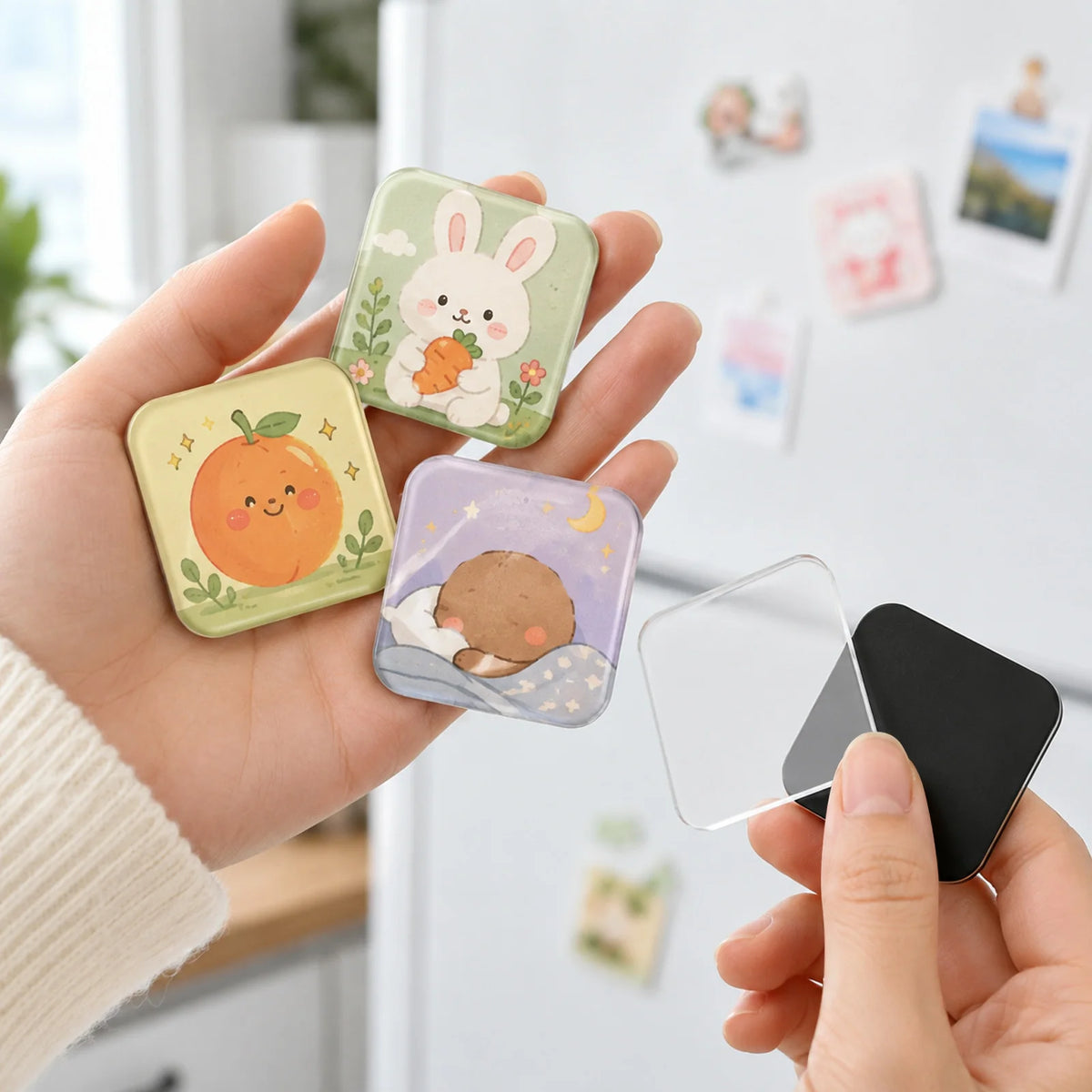 Blank Acrylic DIY Fridge Magnet Kit – 10/20/50 Pack