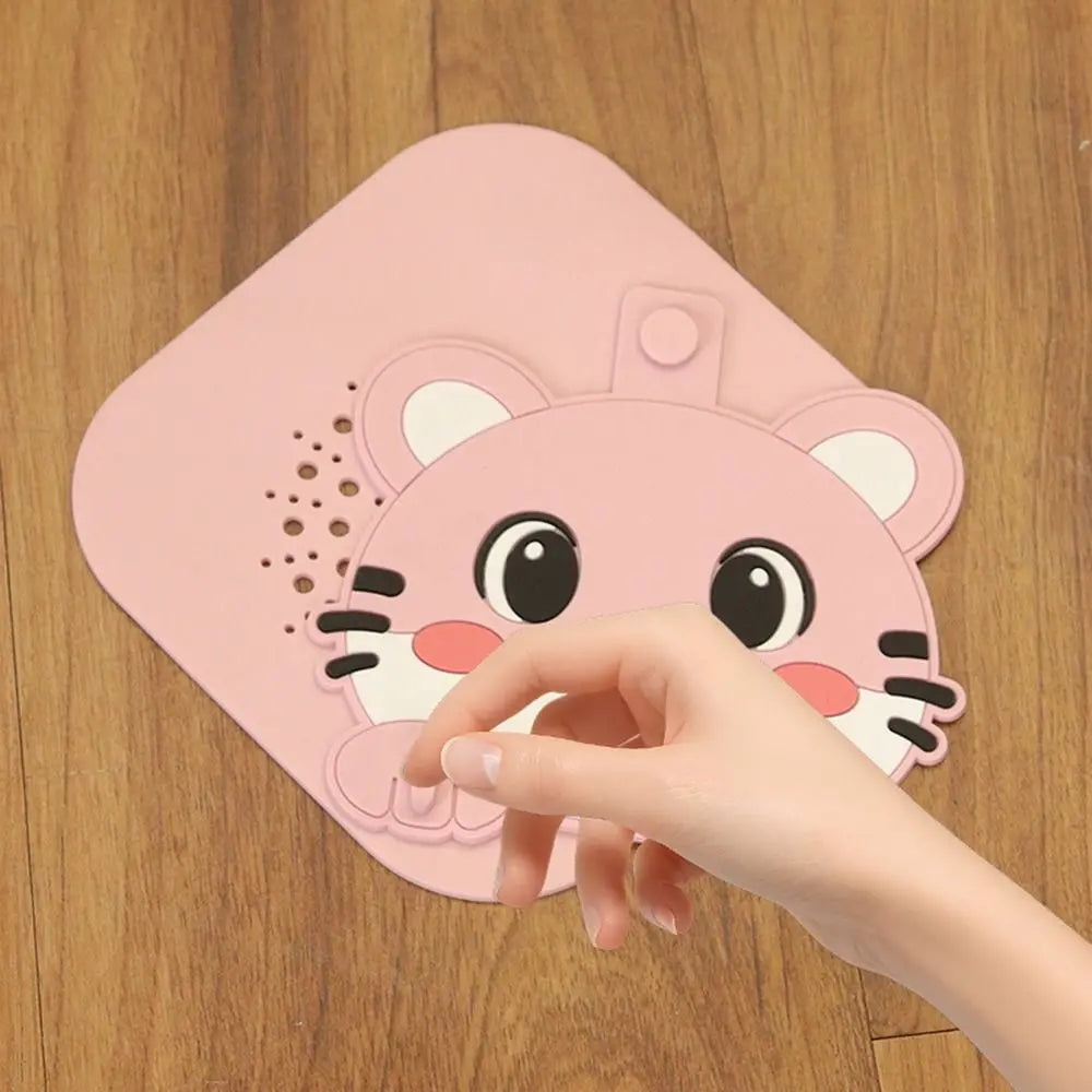 Cartoon Cat Silicone Floor Drain Cover – Anti-Odor Strainer