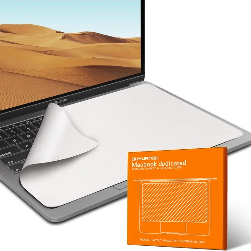 MacBook Keyboard Blanket Microfiber Screen Cleaner 13/15/16"