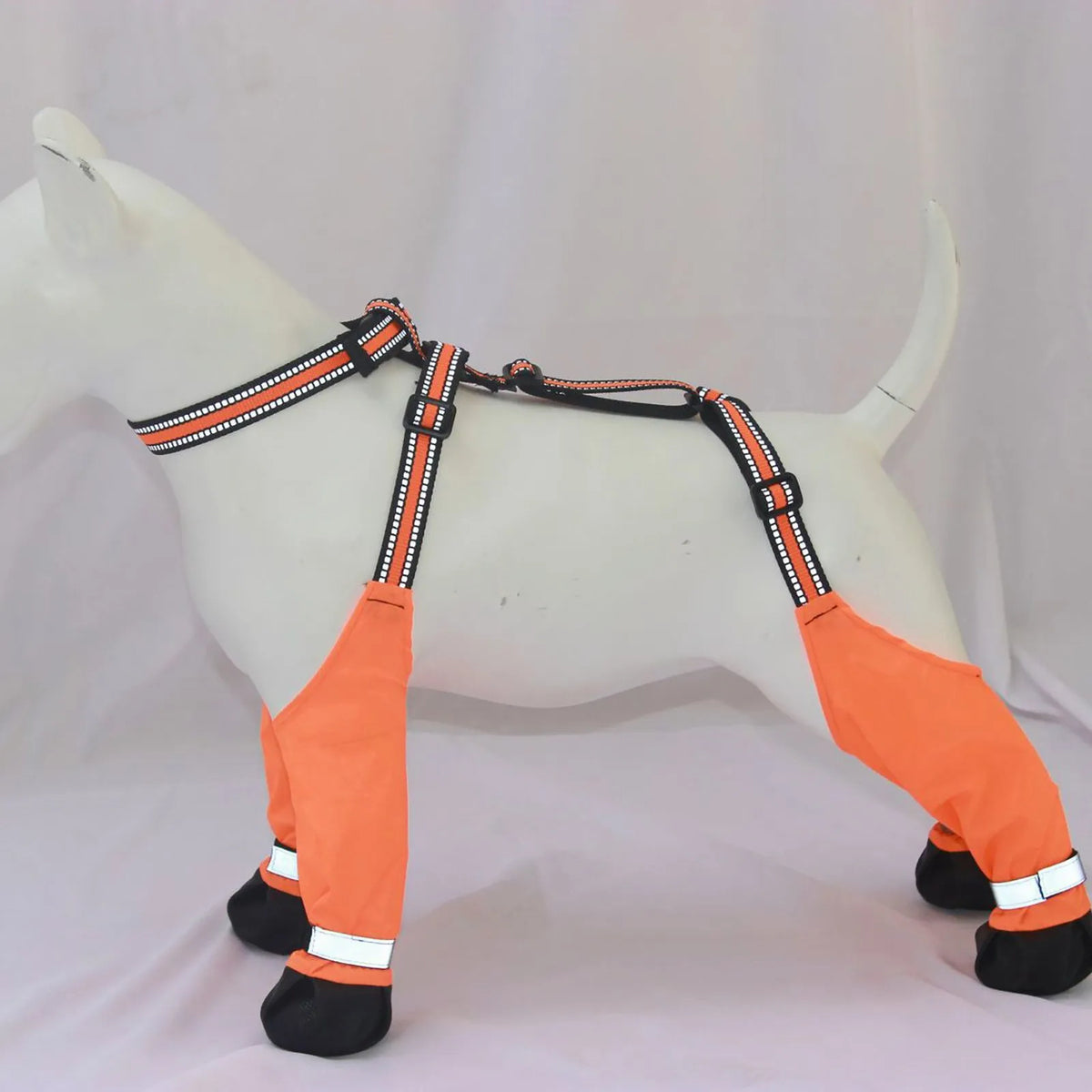 Waterproof Dog Boots with Suspenders | Anti-Slip Pet Shoes