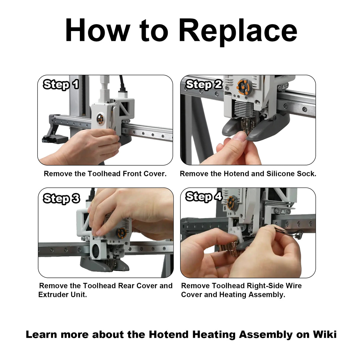 BEGRINT Bambu Lab A2L Hotend Kit – Ceramic Zirconia Heat Block