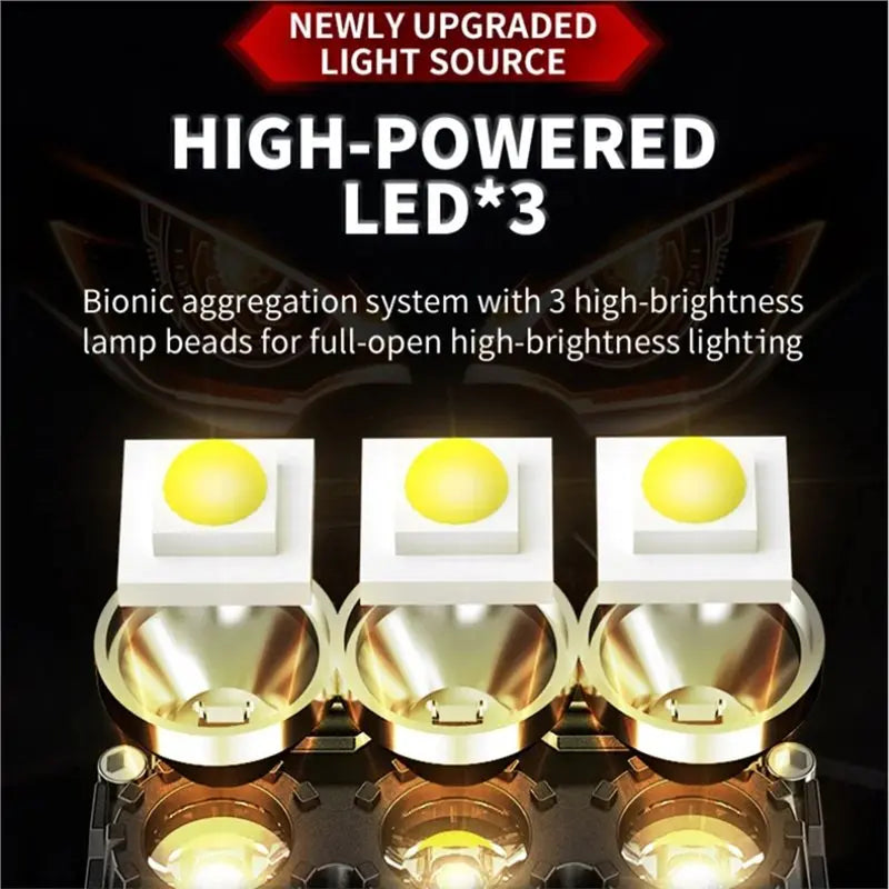 VIBE Lightweight Outdoor Sensor Headlamp – Long Battery Life
