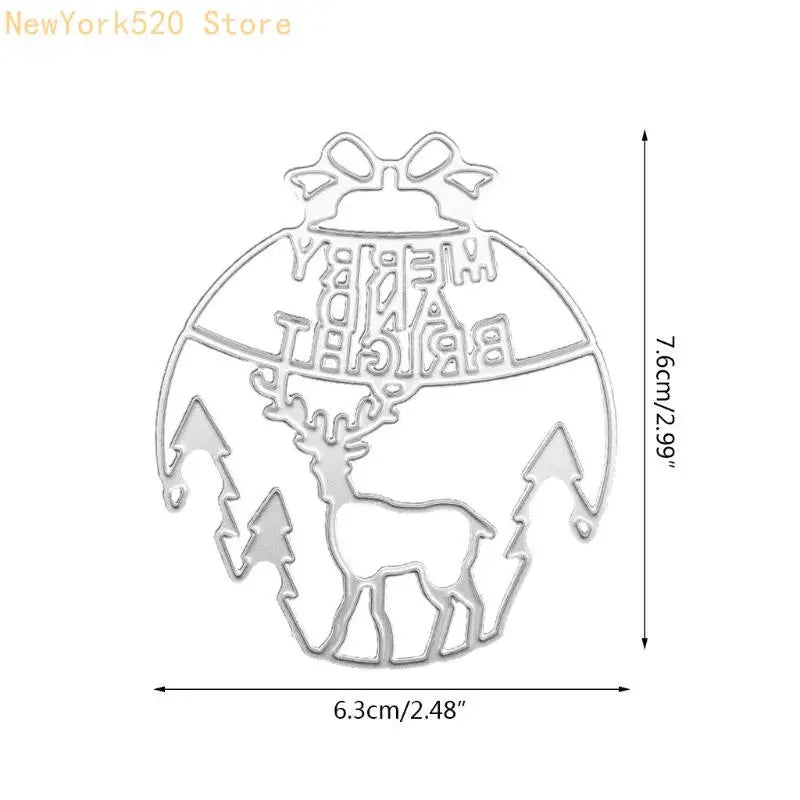 Christmas Cutting Die Stencil – DIY Cards, Gift Boxes & Ornaments