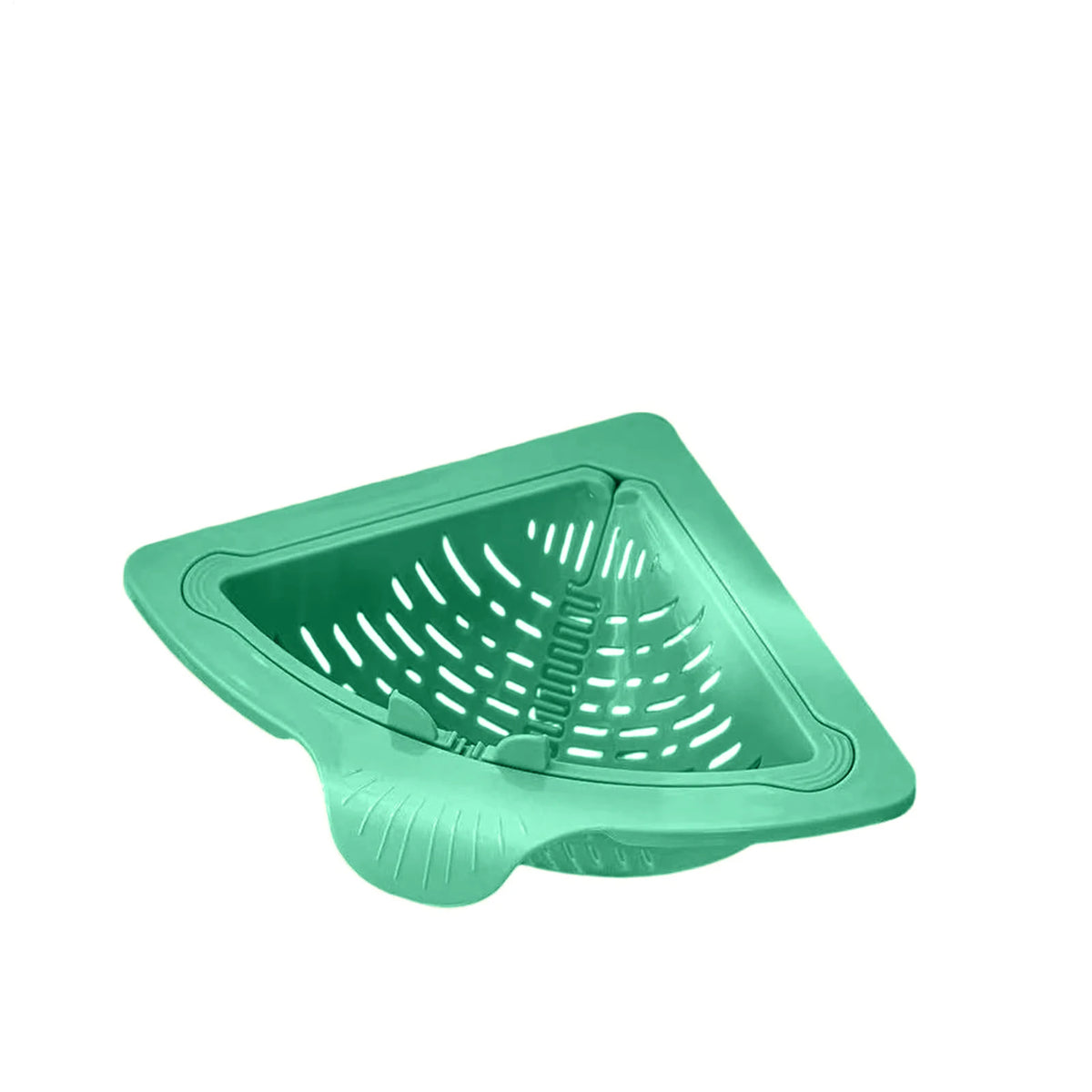 Triangular Corner Sink Drain Basket & Sponge Holder