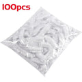 100-Pack Disposable Shower Caps – Waterproof Hair Covers