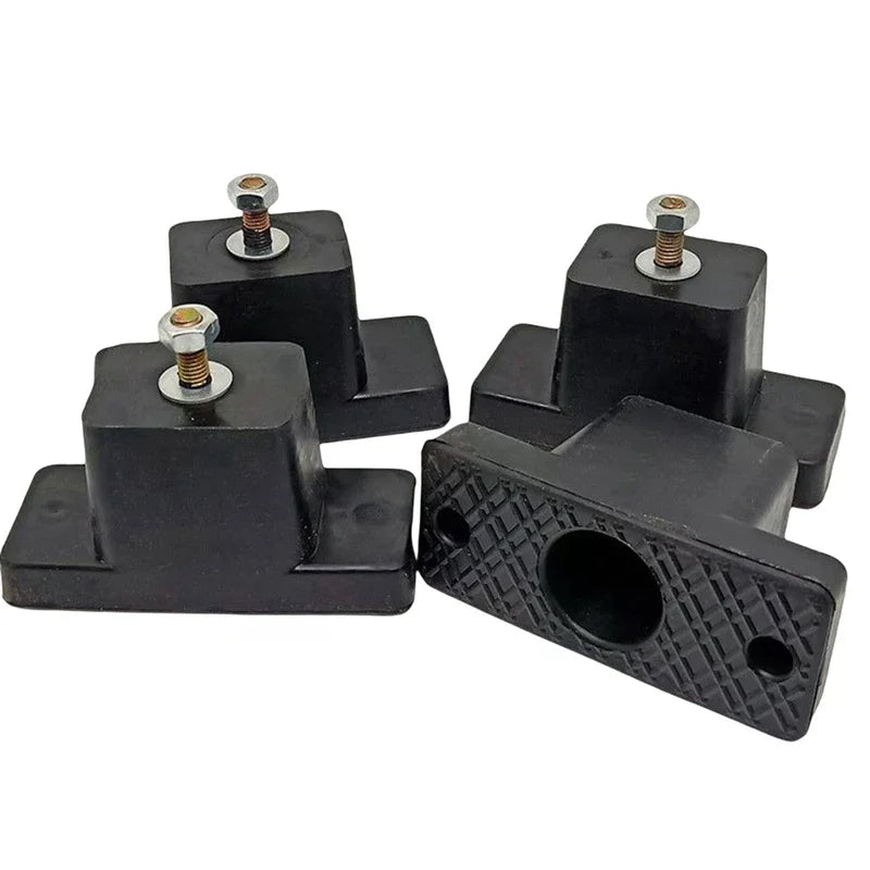4-Pack Rubber Anti-Vibration Isolator Pads for AC Units