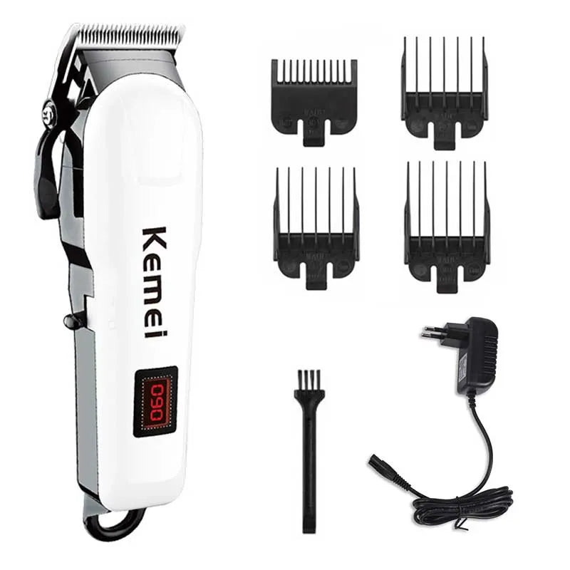 Kemei Rechargeable Hair Clipper & Beard Trimmer for Men