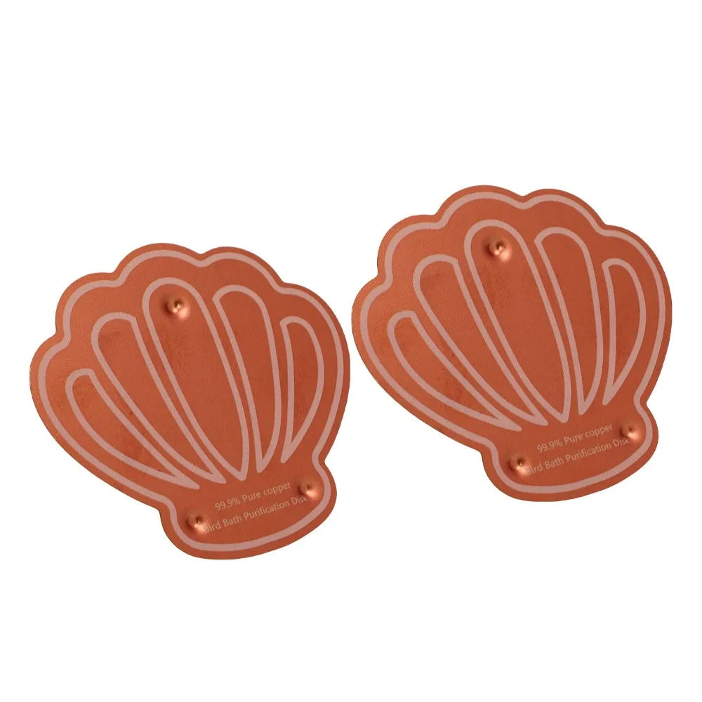 2-Pack Copper Bird Bath Disk – 0.6mm Triple-Point Support