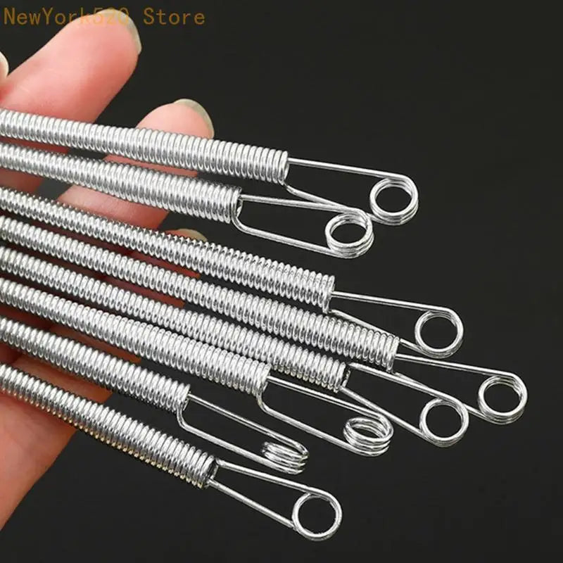 5-Pack Spring Drawstring Threader – Flexible Steel Elastic Cord Tool