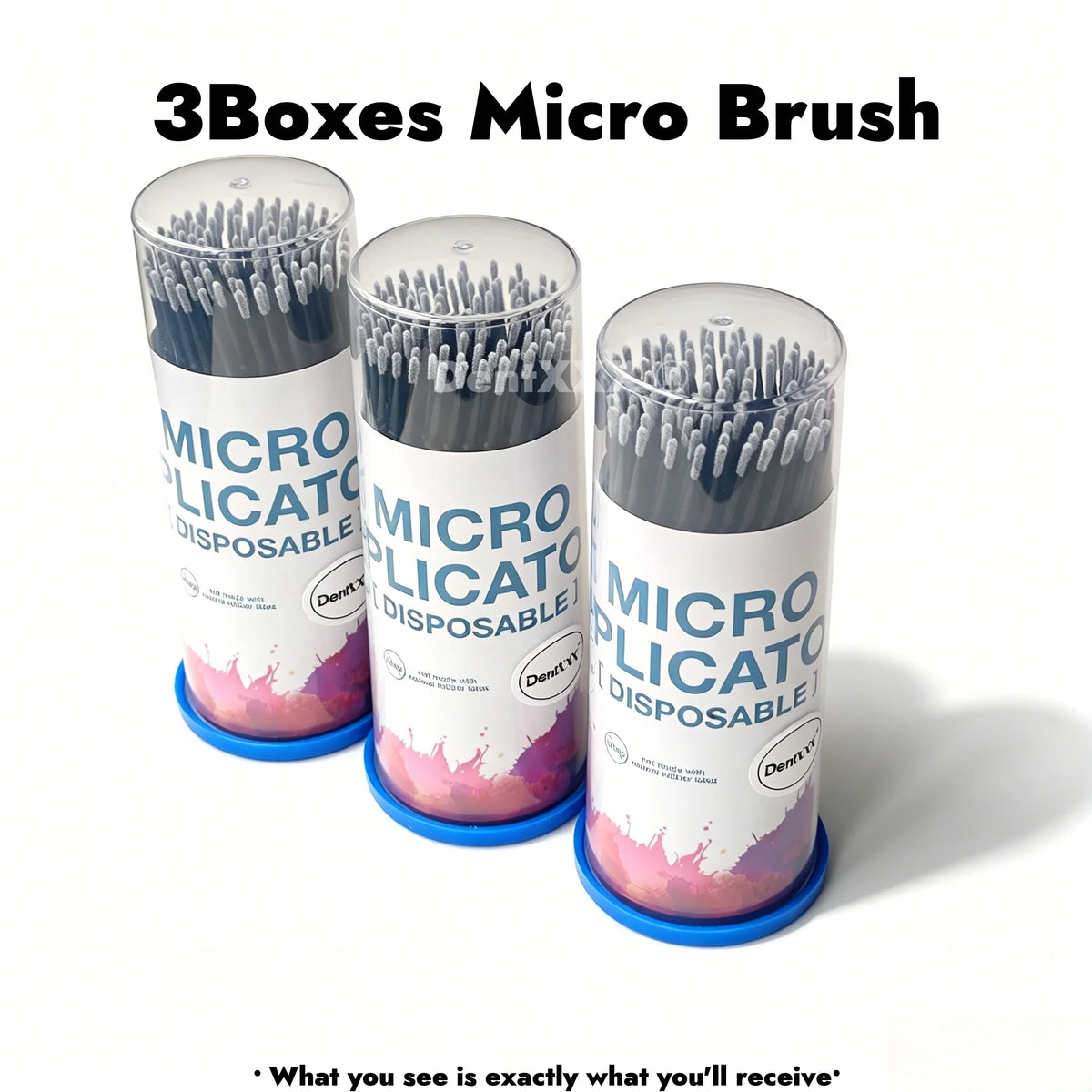 Disposable Micro Applicator Brushes 100pc | Bendable Precision Tips