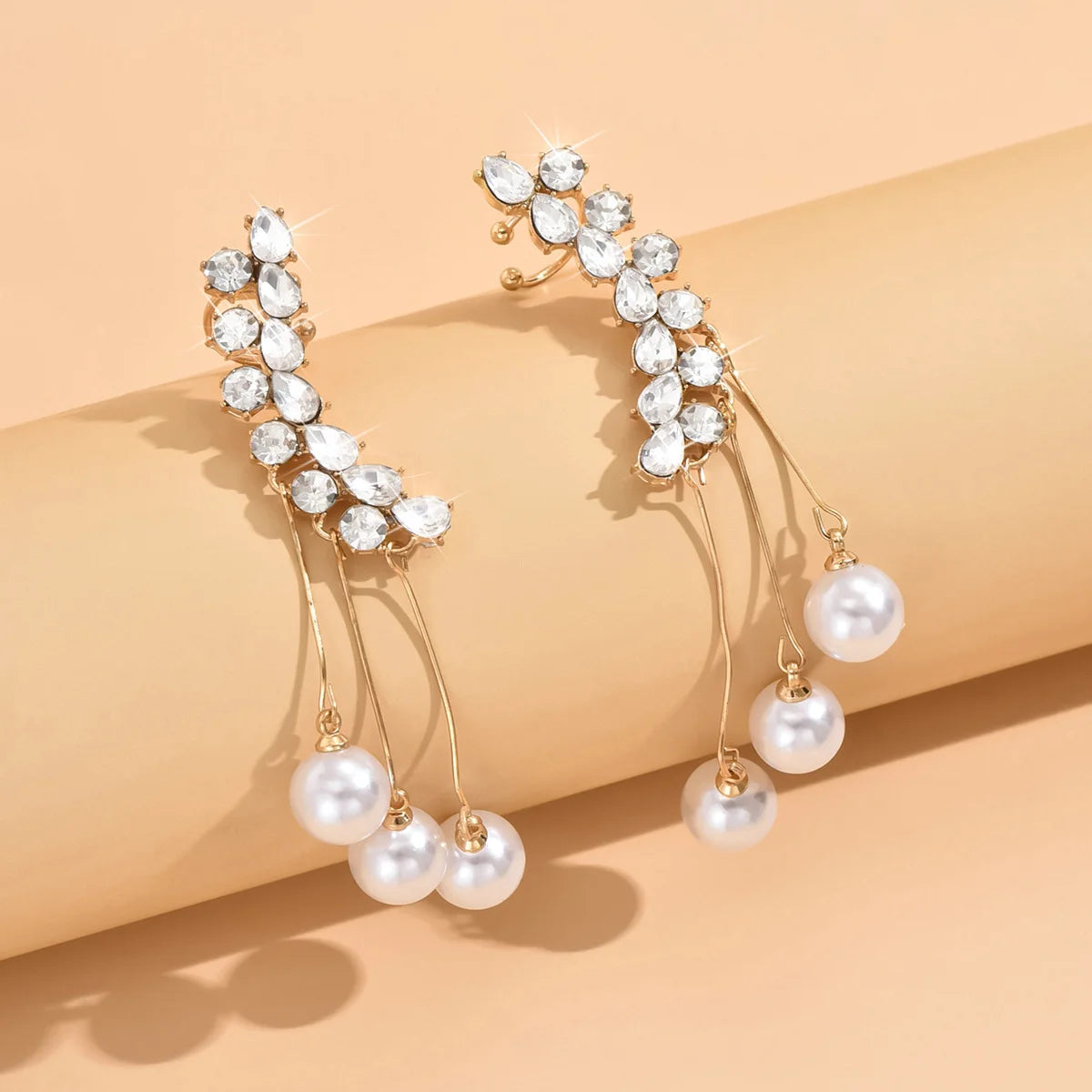 Women's Imitation Emerald Drop Earrings – Elegant Formal Jewelry