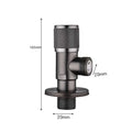 G1/2 Brass Anti-Backflow Triangle Angle Valve – Water Stop