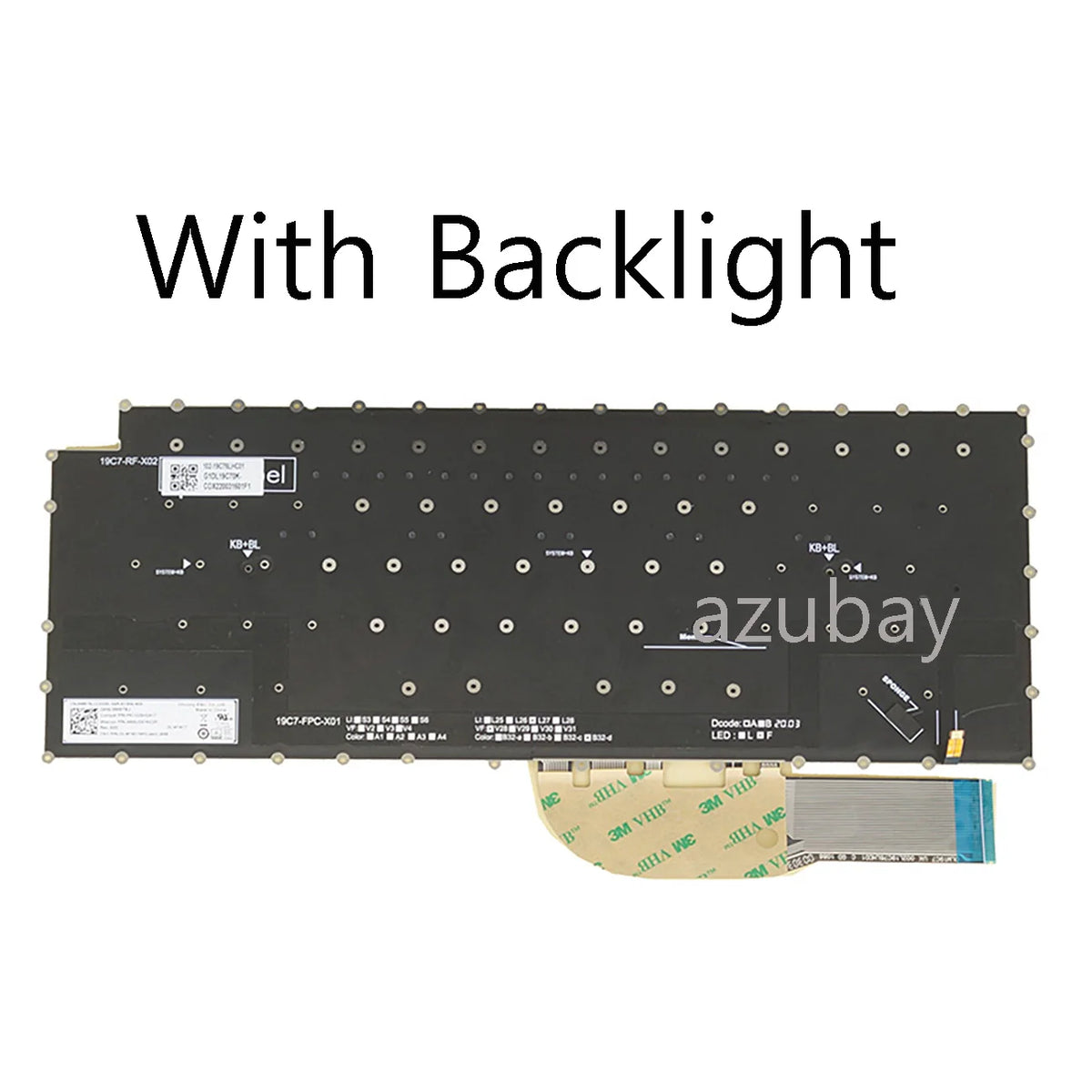 Portuguese Backlit Keyboard for Dell Precision 5550 5560 5570 5750 5760