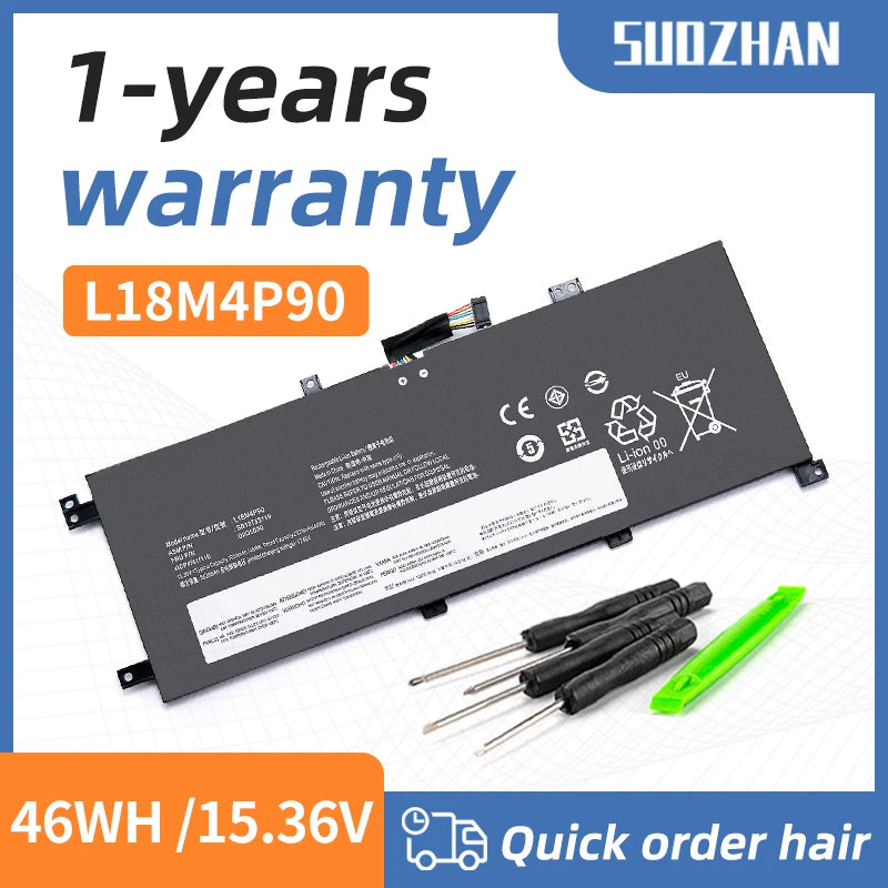 SUOZHAN L18M4P90 Battery for Lenovo ThinkPad L13 Yoga