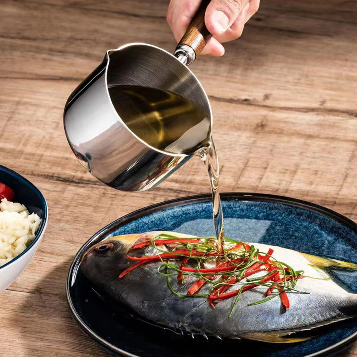 Stainless Steel Mini Saucepan – Nonstick Stovetop Stock Pot