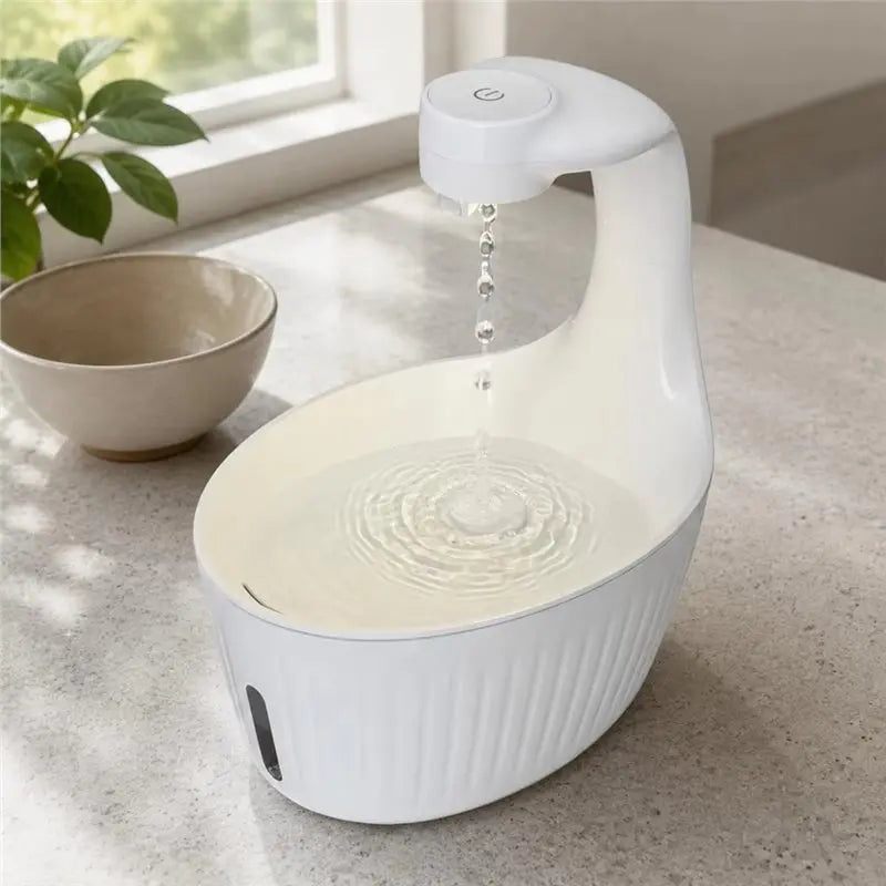Automatic Cat Water Fountain Anti-Gravity Multi-Layer Filter