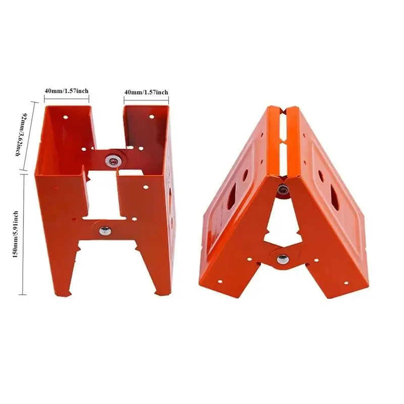 Steel Sawhorse Bracket Clips 4-Pack – Woodworking Support