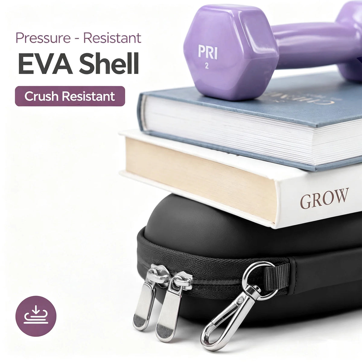 Hard Shell Double Glasses Case – Dual Sunglasses Travel Box