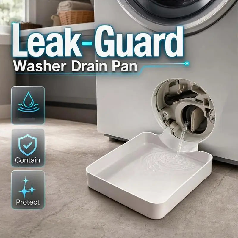 Washing Machine Drain Tray – Leak-Proof Spill Catch Pan