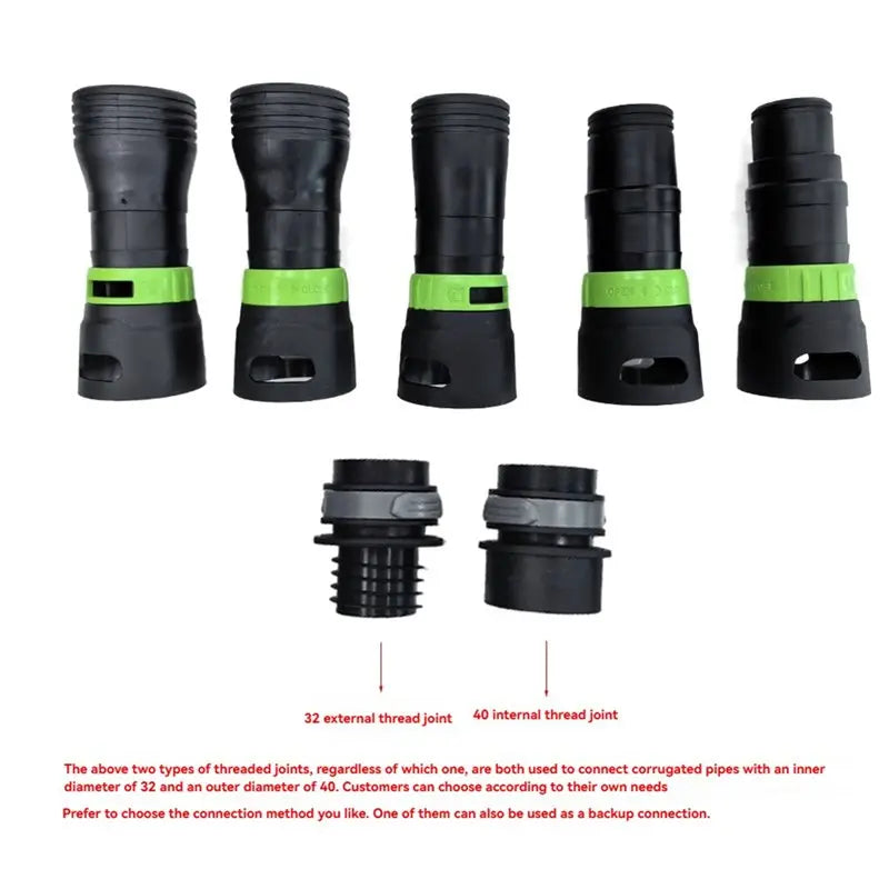 12pc Angle Grinder Vacuum Adapter Kit – Festool Dewalt Karcher