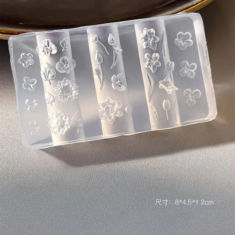 3D Silicone Flower Nail Mold – DIY Floral Nail Art Template