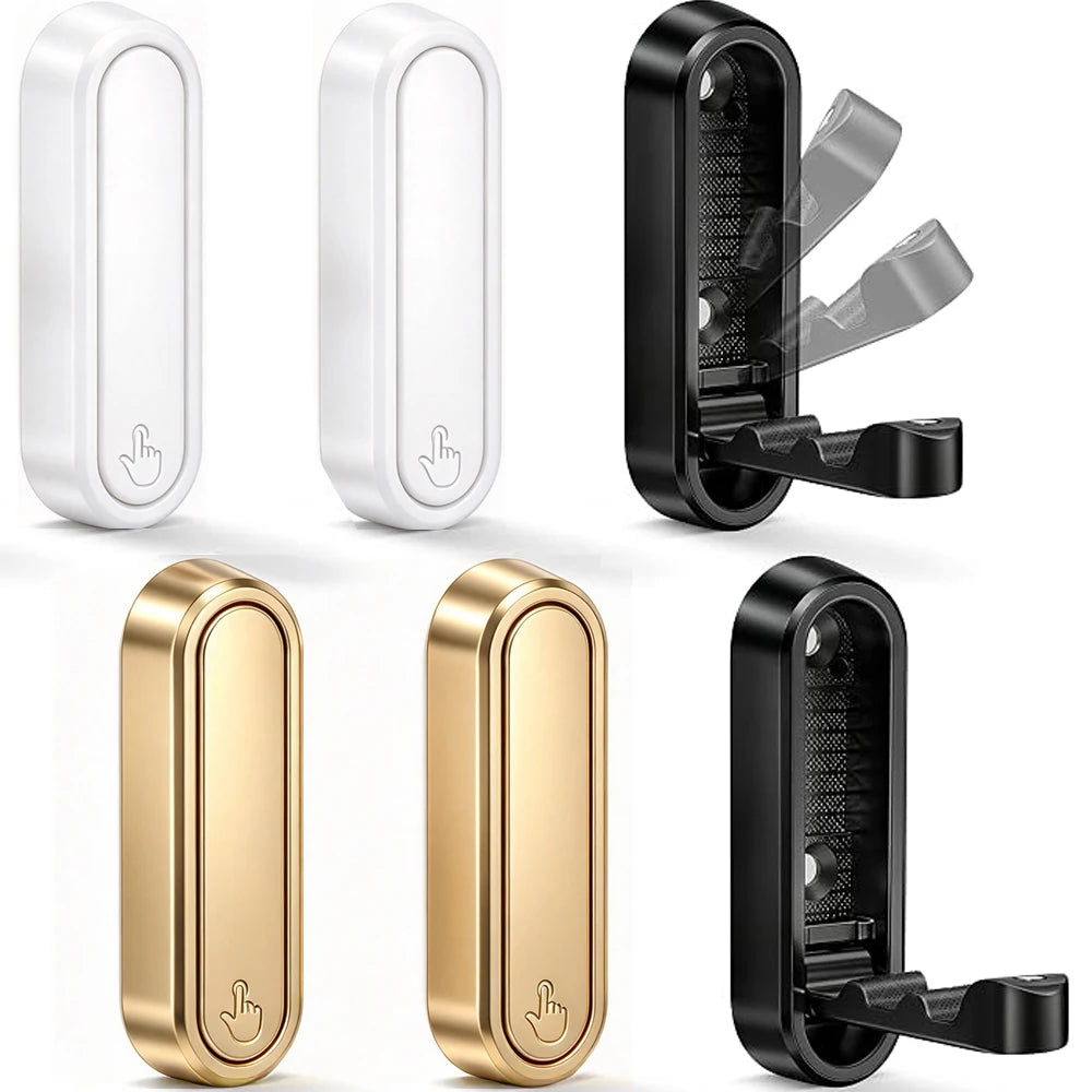 Foldable Wall Hooks Heavy-Duty Zinc Alloy Coat Rack | Black