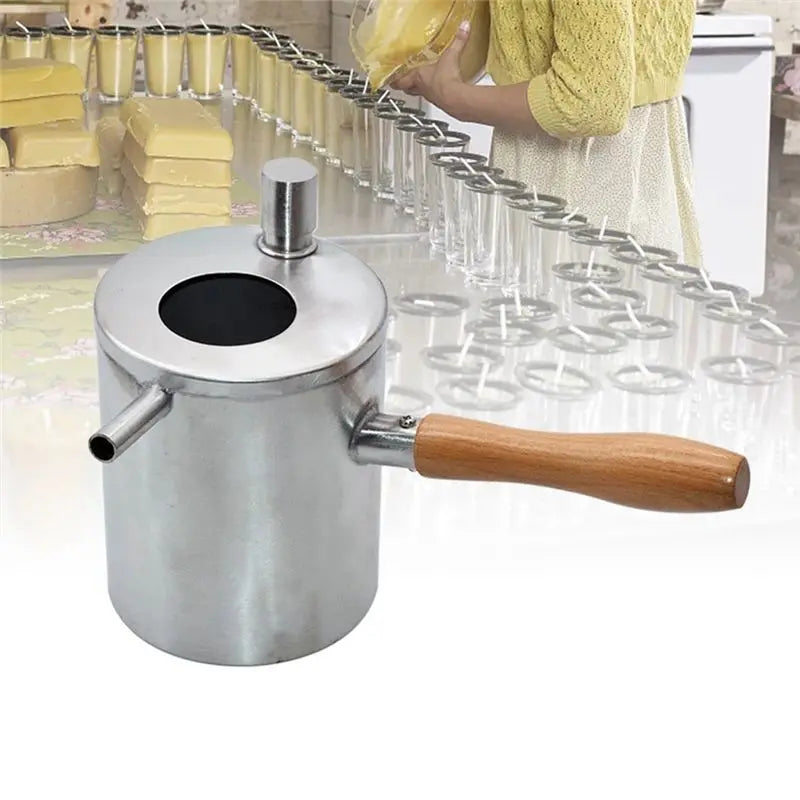 Stainless Steel Beeswax Melting Pot – Candle & Beekeeping