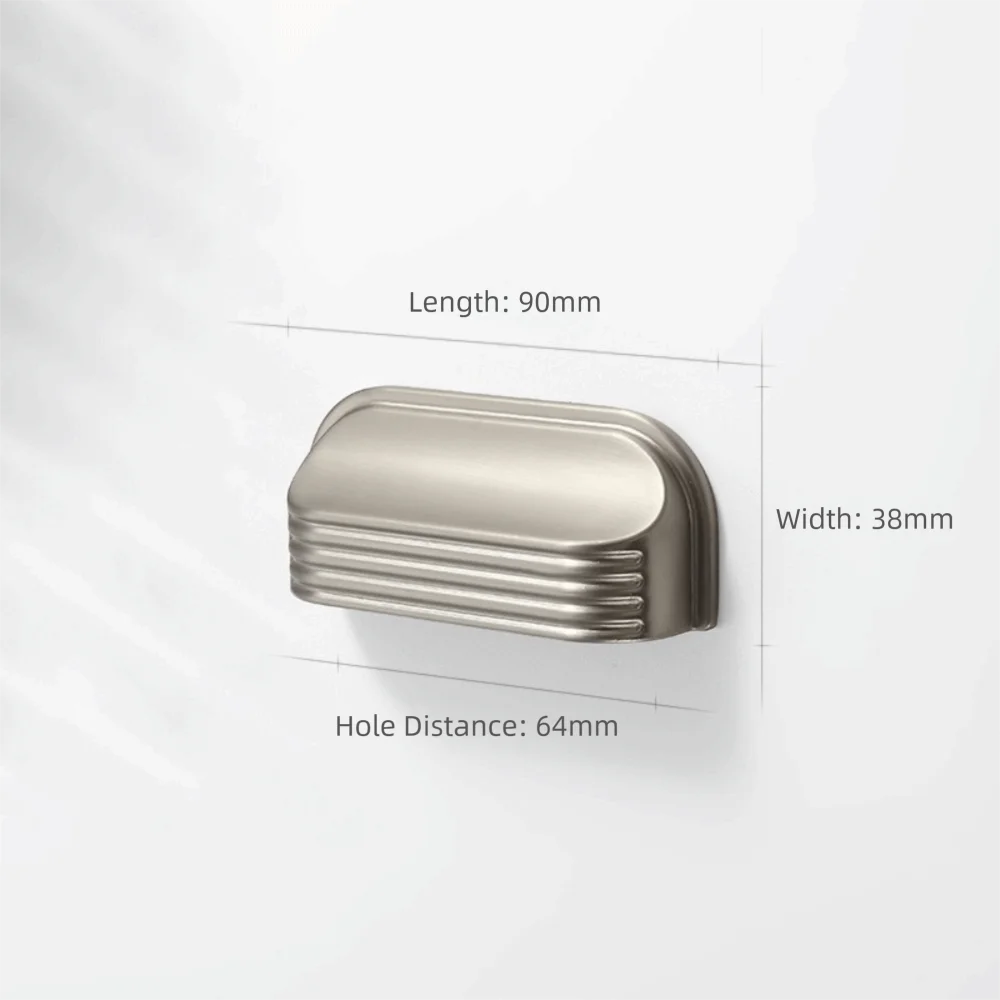 Zinc Alloy Cabinet Pulls – Hammered Brushed Gold Handles